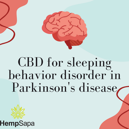 Cannabidiol can improve sleep-related behaviors and rapid eye movement in parkinson’s disease patients
