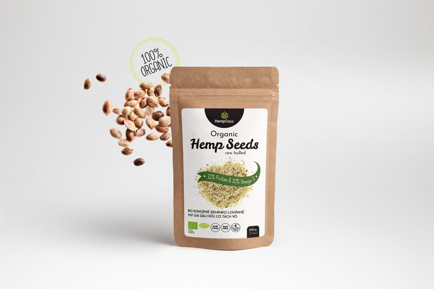 Organic Hulled Hemp Seeds